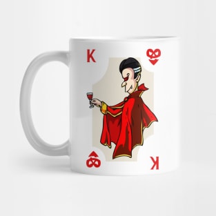 Easy Halloween Playing Card Costume: King of Hearts Mug